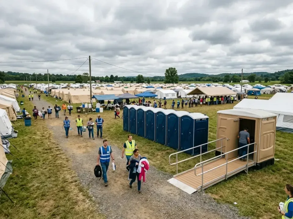 disaster-relief-camp-restrooms-010 — frequently asked questions, Dumpster & Portable Bathrooms Rental in Portage, WI
